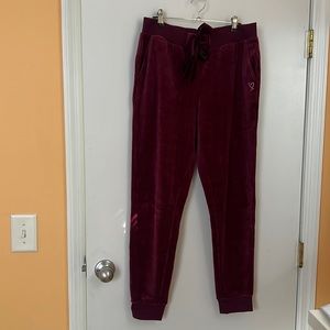 Clearance❗️ New with tag Velvet Burgundy Pants Victoria’s Secret’s Size M